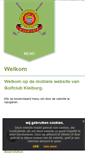 Mobile Screenshot of golfclub-kleiburg.nl